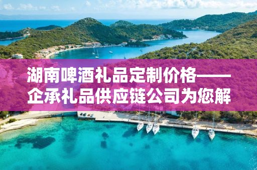 湖南啤酒礼品定制价格——企承礼品供应链公司为您解析